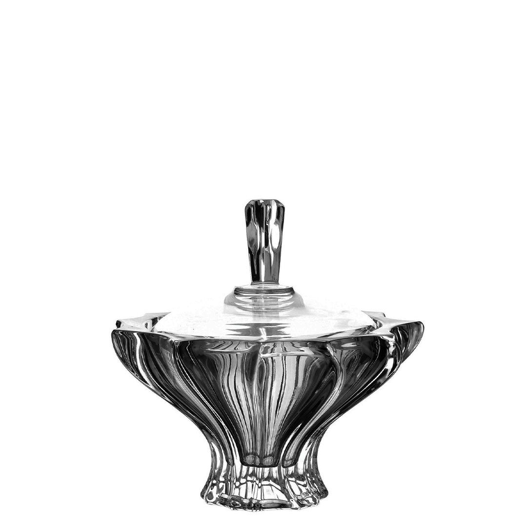 Bol cu capac din cristal Bohemia