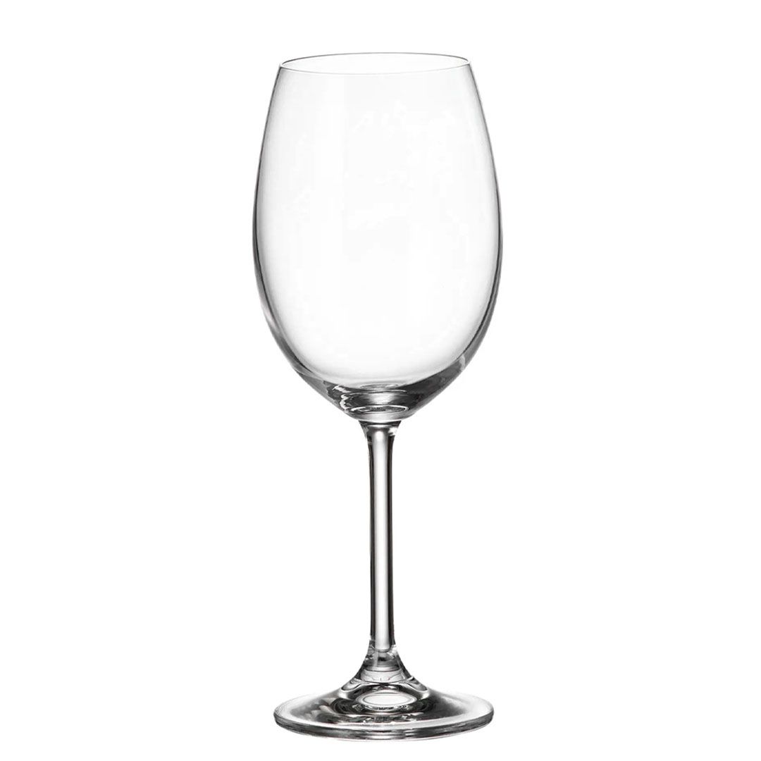 Pahare pentru vin din sticla Bohemia de 450ml