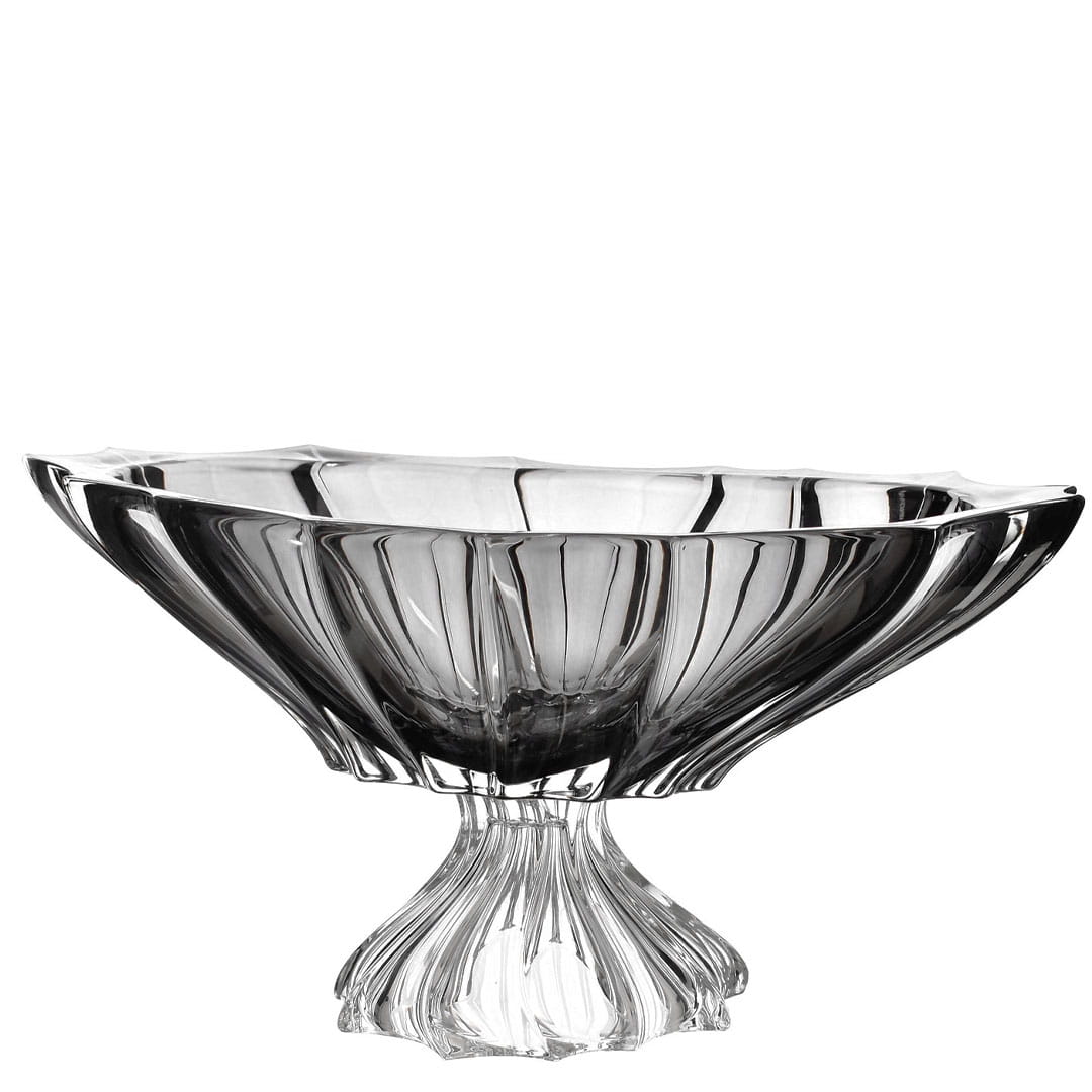 jardiniera pe picior din cristal Bohemia