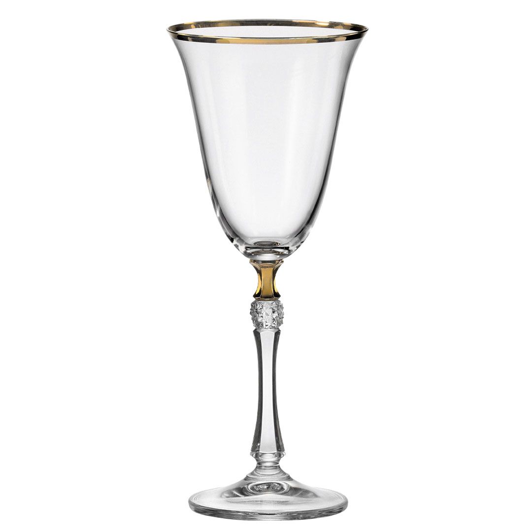 Pahare pentru vin din sticla Bohemia de 250ml