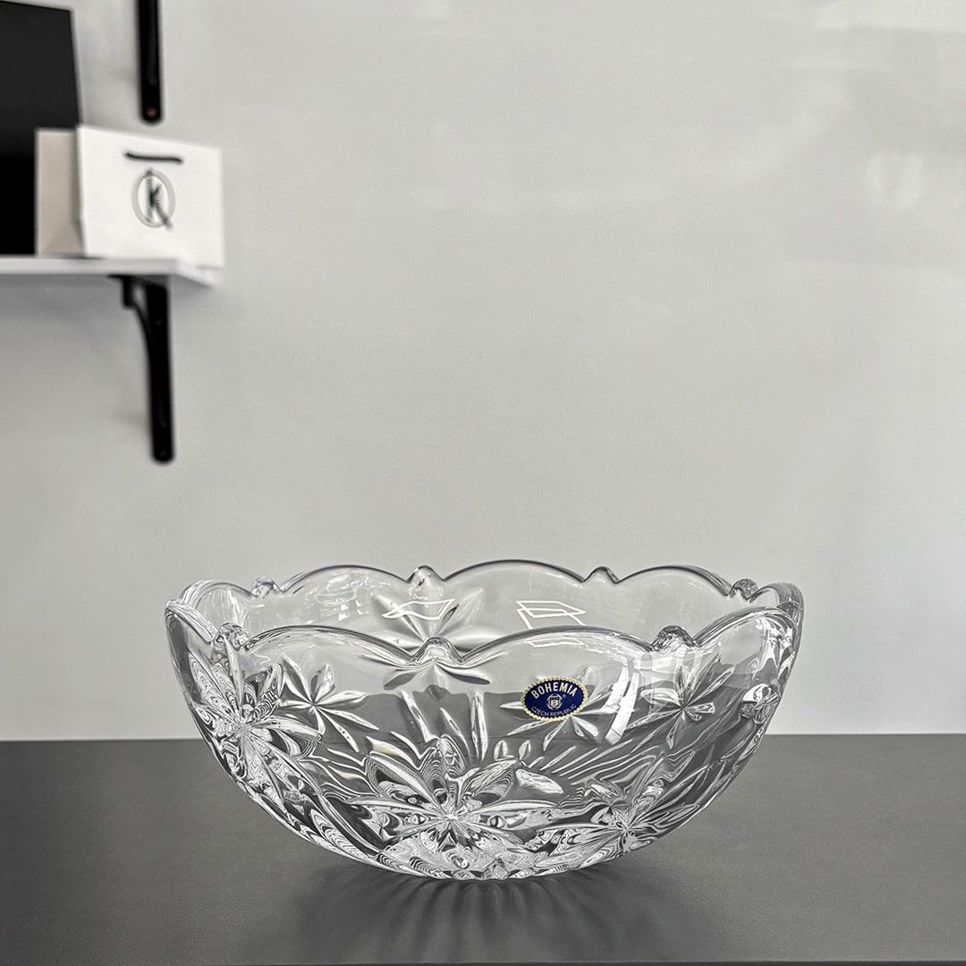 Bol pentru fructe din cristal Bohemia