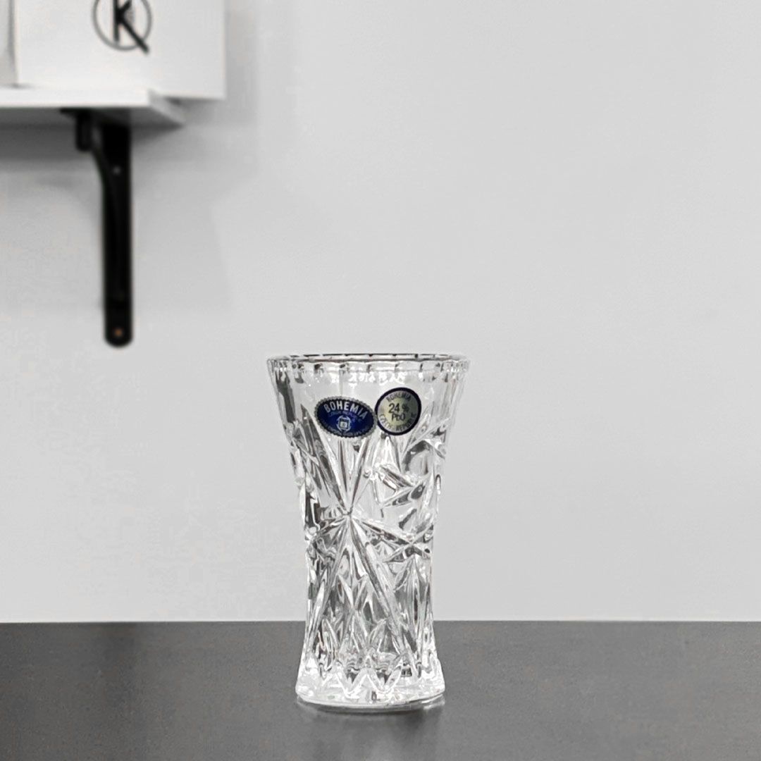 Vaza pentru flori din cristal Bohemia