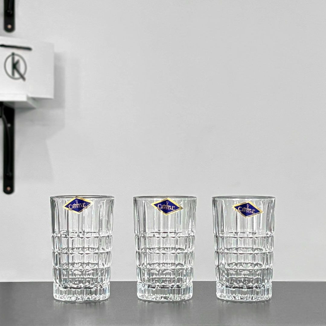 Pahare pentru suc din cristal Bohemia
