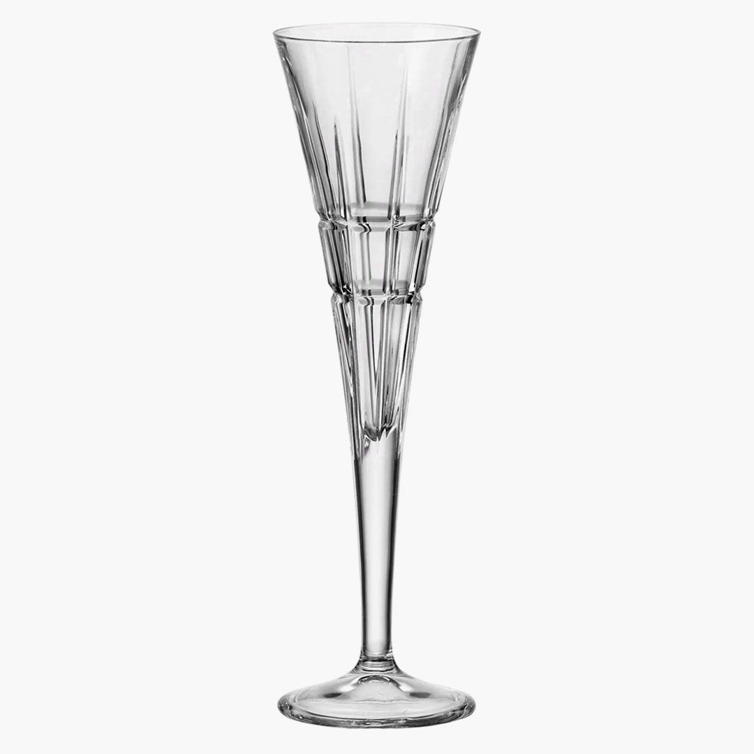 pahare pentru sampanie din cristal Bohemia 