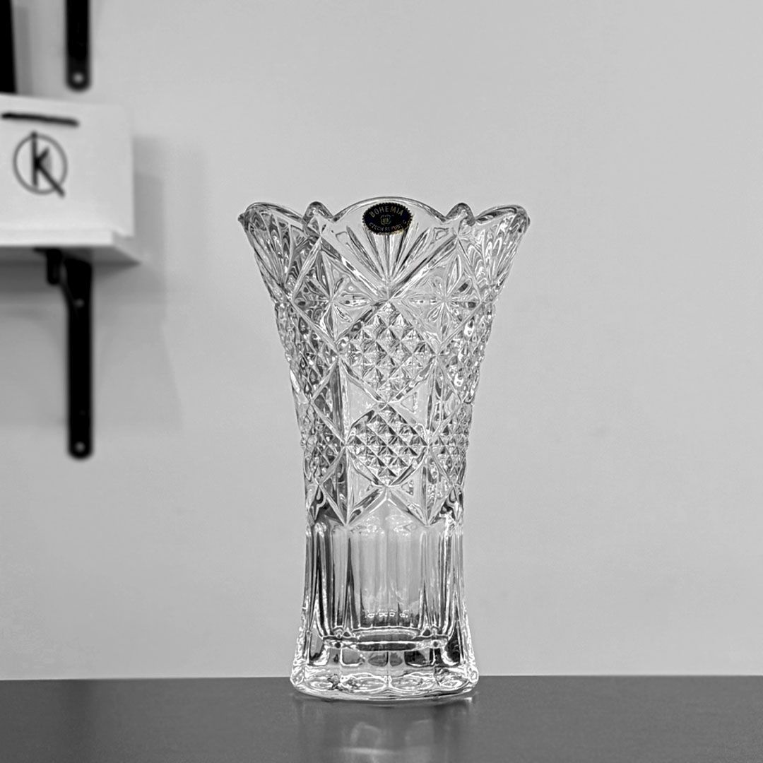 Vaza pentru flori din cristal Bohemia